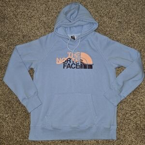The North Face Women's Loose Fit Midweight Logo Graphic Sweatshirt Hoodie MEDIUM